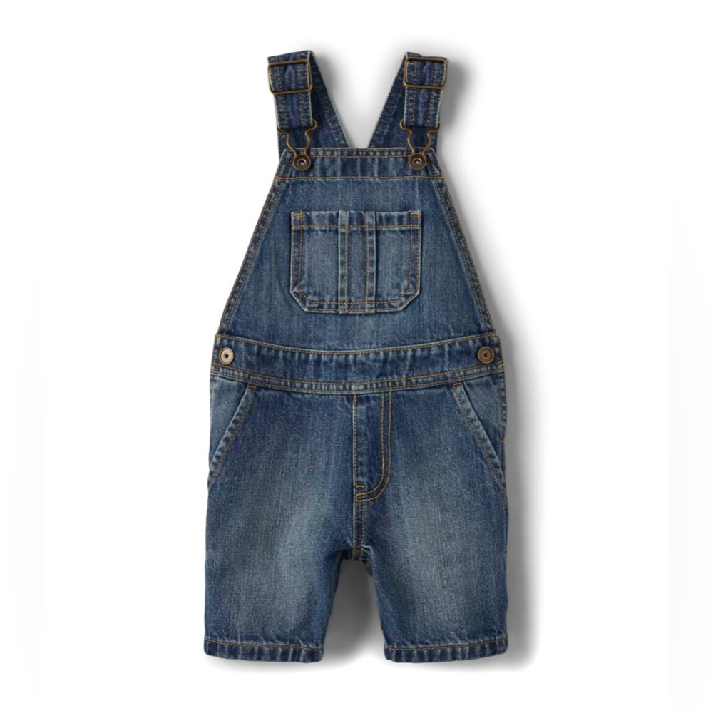 The Children’s Place Toddler Denim Short Overalls - 3T